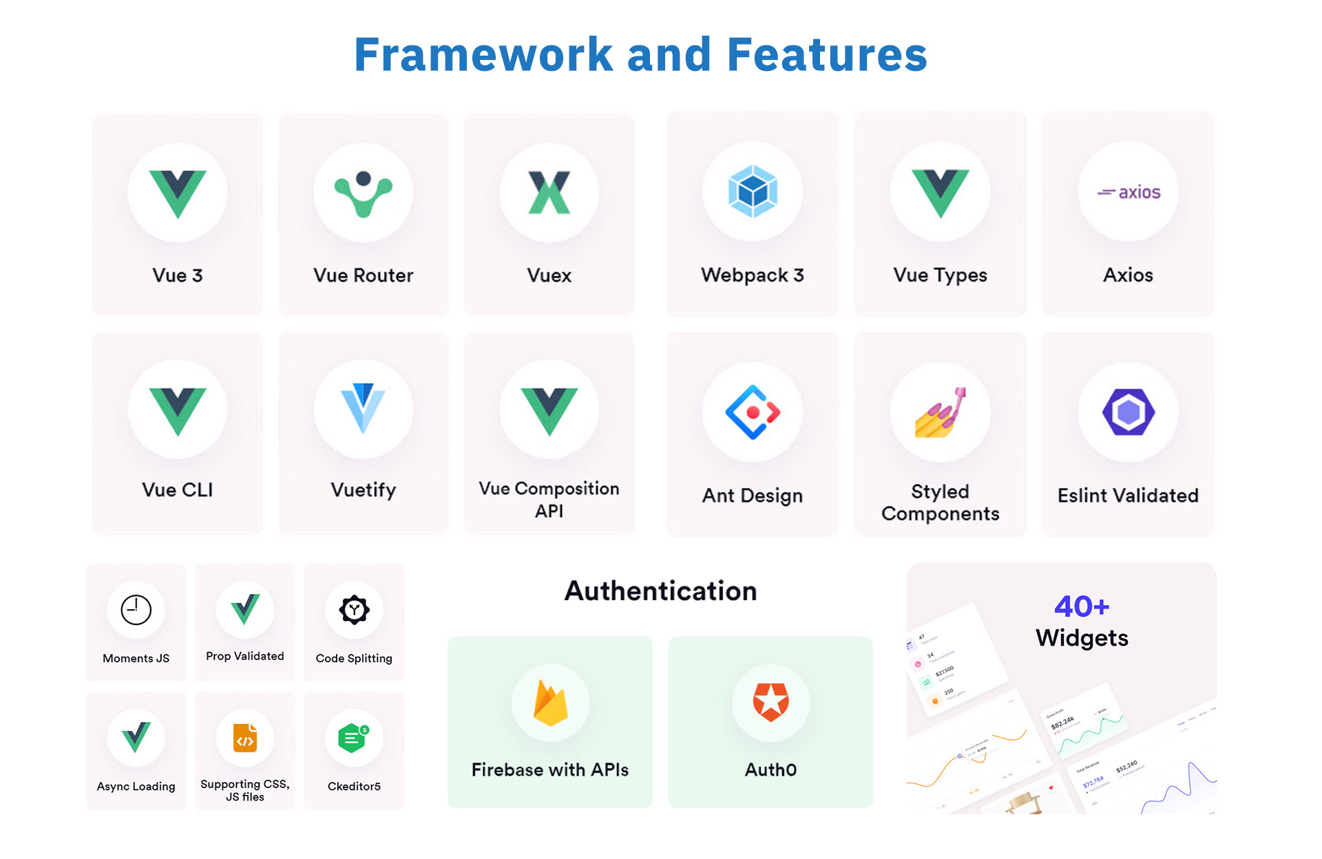 Advanced Vue.JS 3 Template