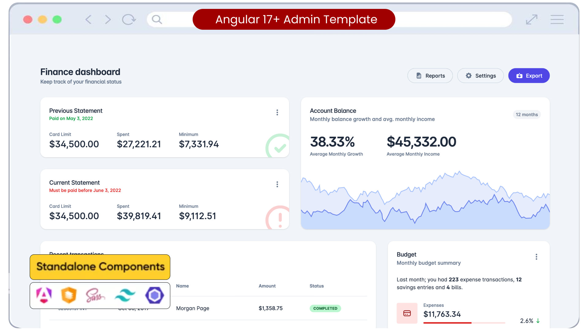 Angular 17 with .NET Core 8 Template