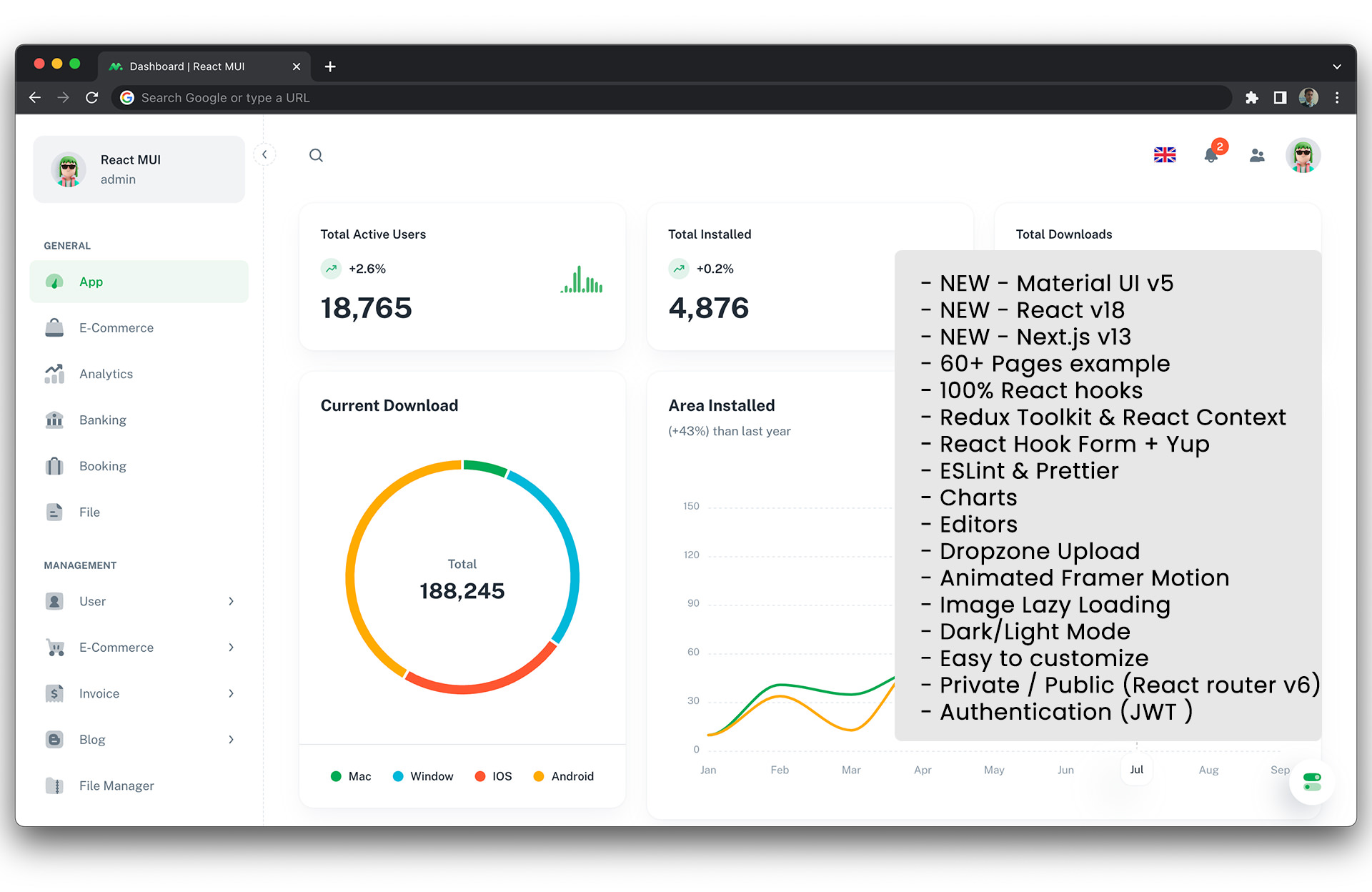 React and NodeJS with Docker Template