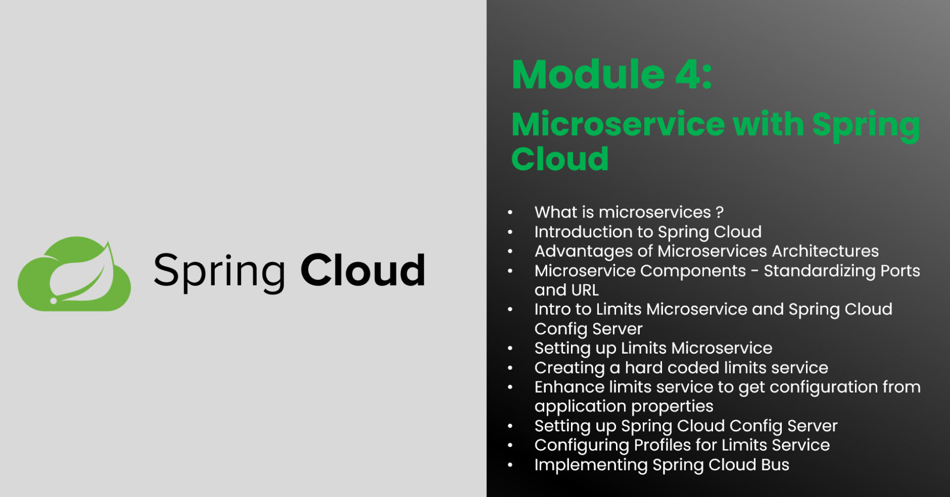 Spring Microservice Workshop