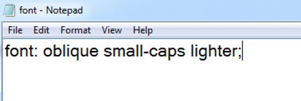 การกำหนดตัวอักษรและข้อความใน CSS
