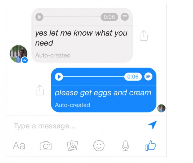 ฟีเจอร์ใหม่ของ Facebook Messenger จะเปลี่ยนเสียงเป็นตัวอักษรได้