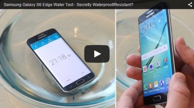 Samsung Galaxy S6 Edge กันน้ำหรือไม่...เดี๋ยวพี่คนนี้จะหยิบไปแช่ให้ดู (มีคลิป)