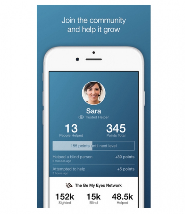  เปิดตัว Be My Eyes - helping blind see แอพพลิเคชั่น ช่วยเหลือผู้พิการทางสายตา สำหรับ iPhone