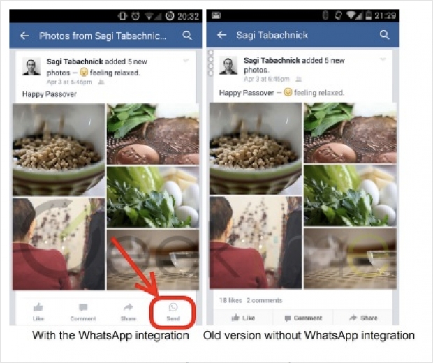 พบฟีเจอร์ใหม่ Facebook เริ่มนำ Whatsapp มาเชื่อมต่อกับ Facebook