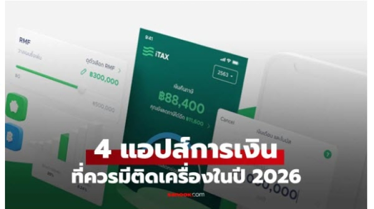 แอปส์ช่วยจัดการเงิน ที่ควรมีติดเครื่อง ฉบับปี 2026