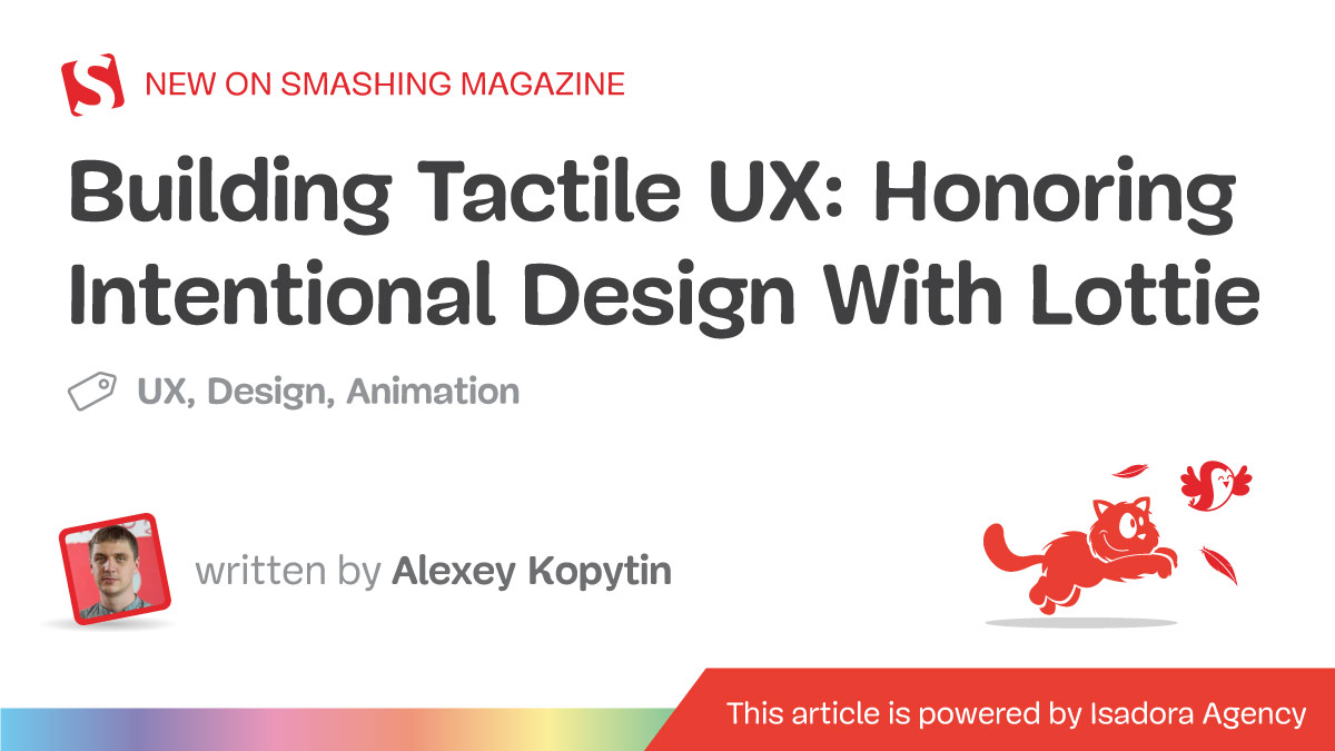 สร้าง Tactile UX ด้วย Lottie - เมื่อตัวเลขและแอนิเมชันที่ตั้งใจสำคัญกว่าฟิสิกส์เอนจิน