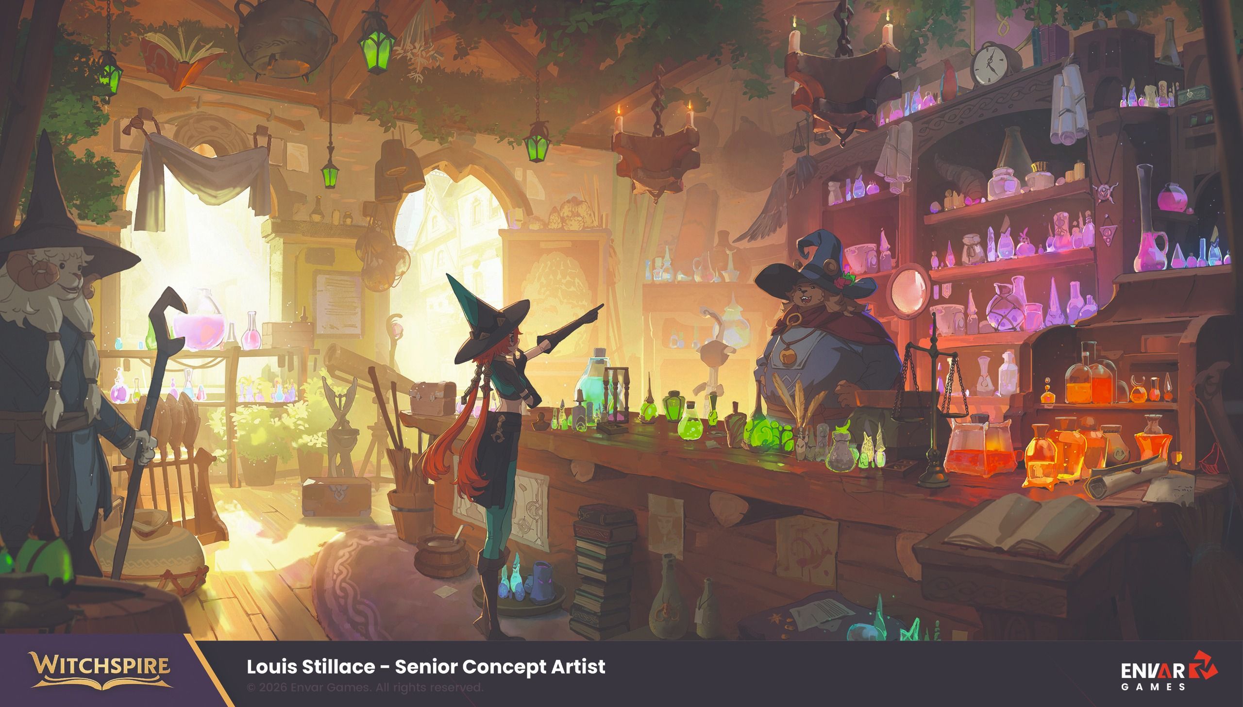 เบื้องหลังงานอาร์ตมืดสดใสของ Witchspire: การออกแบบภาพและการทำงานร่วมกันในทีม