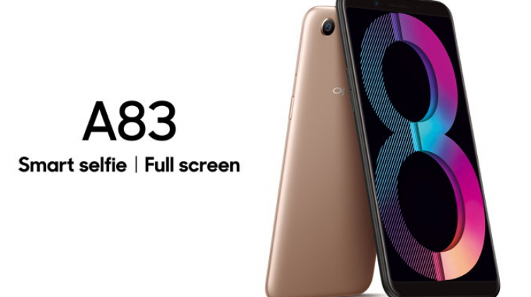 เปิดตัว OPPO A83 ที่มาพร้อมกล้องหน้าเซลฟี่ A.I. Beauty