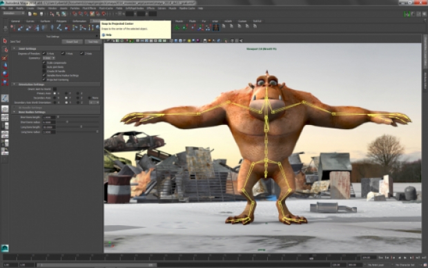 AutoDesk Maya โปรแกรมทำแอนิเมชั่น 3D ชั้นสูง ที่หนังแอนิเมชั่น ต่างๆ นิยมใช้สร้างกัน