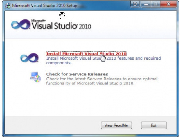 วิธีการติดตั้ง Visual C sharp