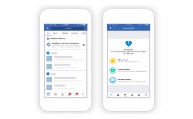 Facebook เปิดคุณสมบัติป้องกันการฆ่าตัวตายในศูนย์ความปลอดภัย 