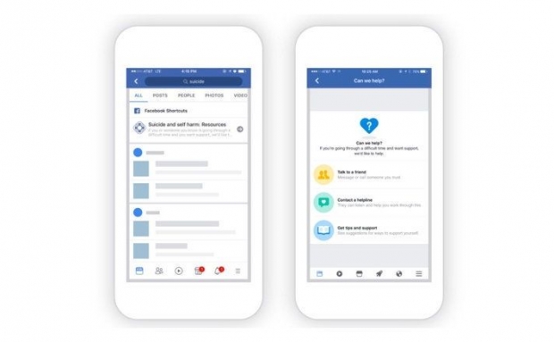 Facebook เปิดคุณสมบัติป้องกันการฆ่าตัวตายในศูนย์ความปลอดภัย 