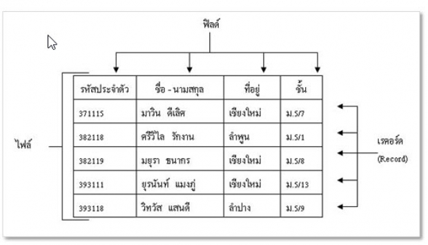 ทำความรู้จักกับฐานข้อมูลของ PHP