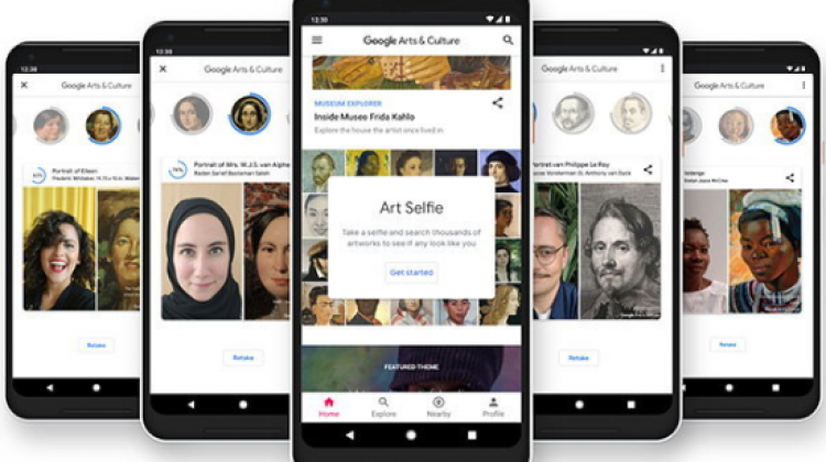 Google เปิดตัวฟีเจอร์ Art Selfie ในแอปพลิเคชัน Google Arts & Culture