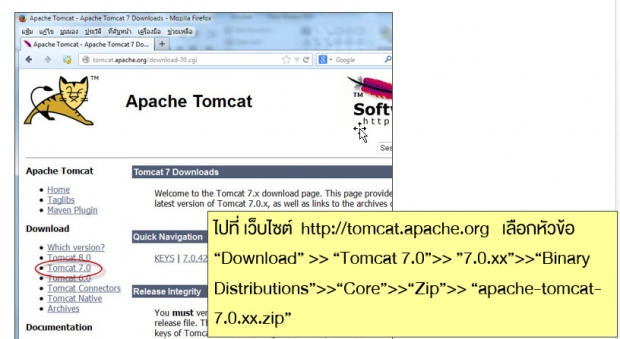 รู้จักโปรแกรม Tomcat  