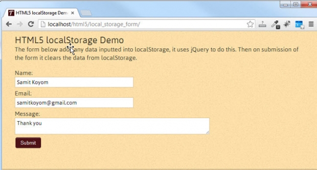 ความหมายของ Web Storage 