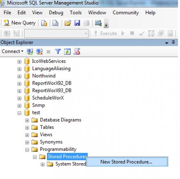 การประกาศตัวแปรและกำหนดค่าภายใน Stored Procedure