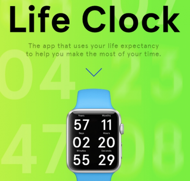Life Clock แอพพลิเคชั่นนับถอยหลังวันตายสำหรับ Apple Watch กระตุ้นให้ผู้ใช้รักษาสุขภาพ