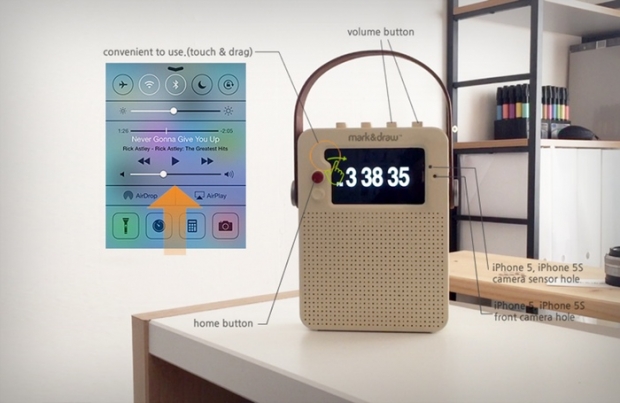 iReadyO radio เคสสำหรับเปลี่ยนรูปร่างหน้าตาของ iPhone ให้กลายเป็นวิทยุดีไซน์ย้อนยุค