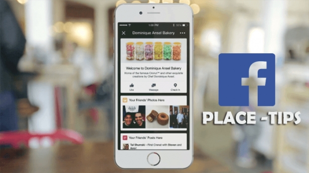 Facebook ตัวฟีเจอร์ Place Tips