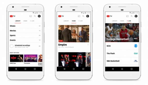 YouTube เปิดให้บริการใหม่ Live TV