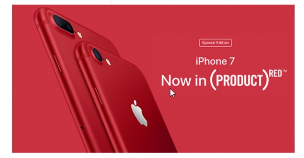 แอปเปิลเปิดตัว iPhone 7/7 Plus สีแดง 