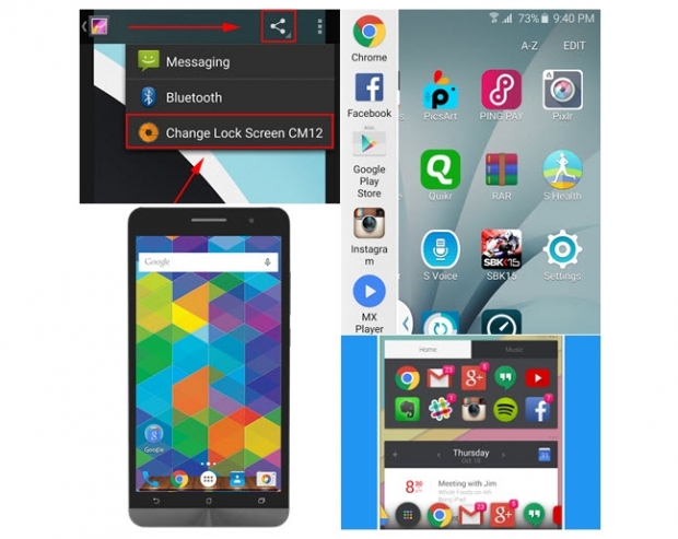 แอพพลิเคชั่น Launcher สำหรับแต่งหน้าจอมือถือ Android 