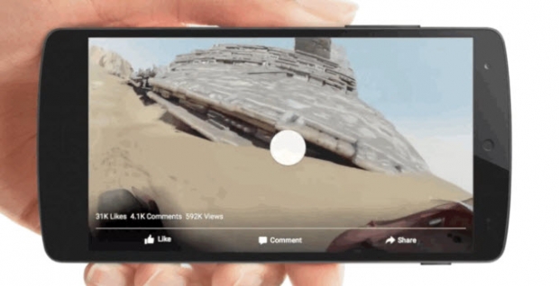 News Feeds แสดงผลวีดีโอแบบ VR 360 องศาได้แล้ว