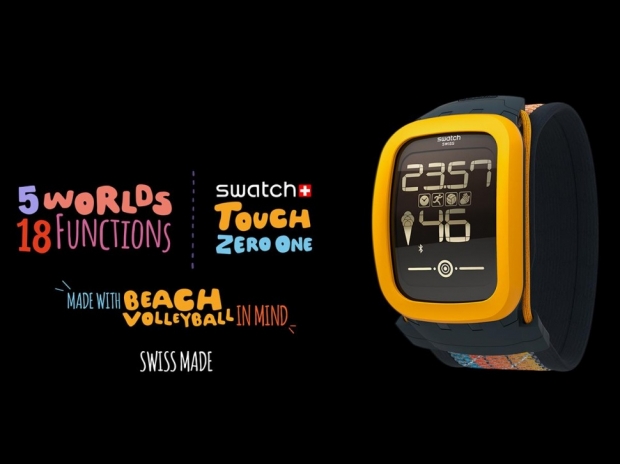 เปิดตัว Swatch touch zero one สมาร์ทวอทช์เรือนแรกสำหรับผู้ที่คลั่งไคล้กีฬาวอลเลย์บอลชายหาด