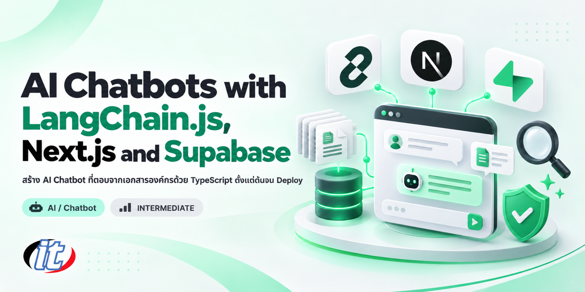 AI Chatbots with LangChain.js, Next.js and Supabase