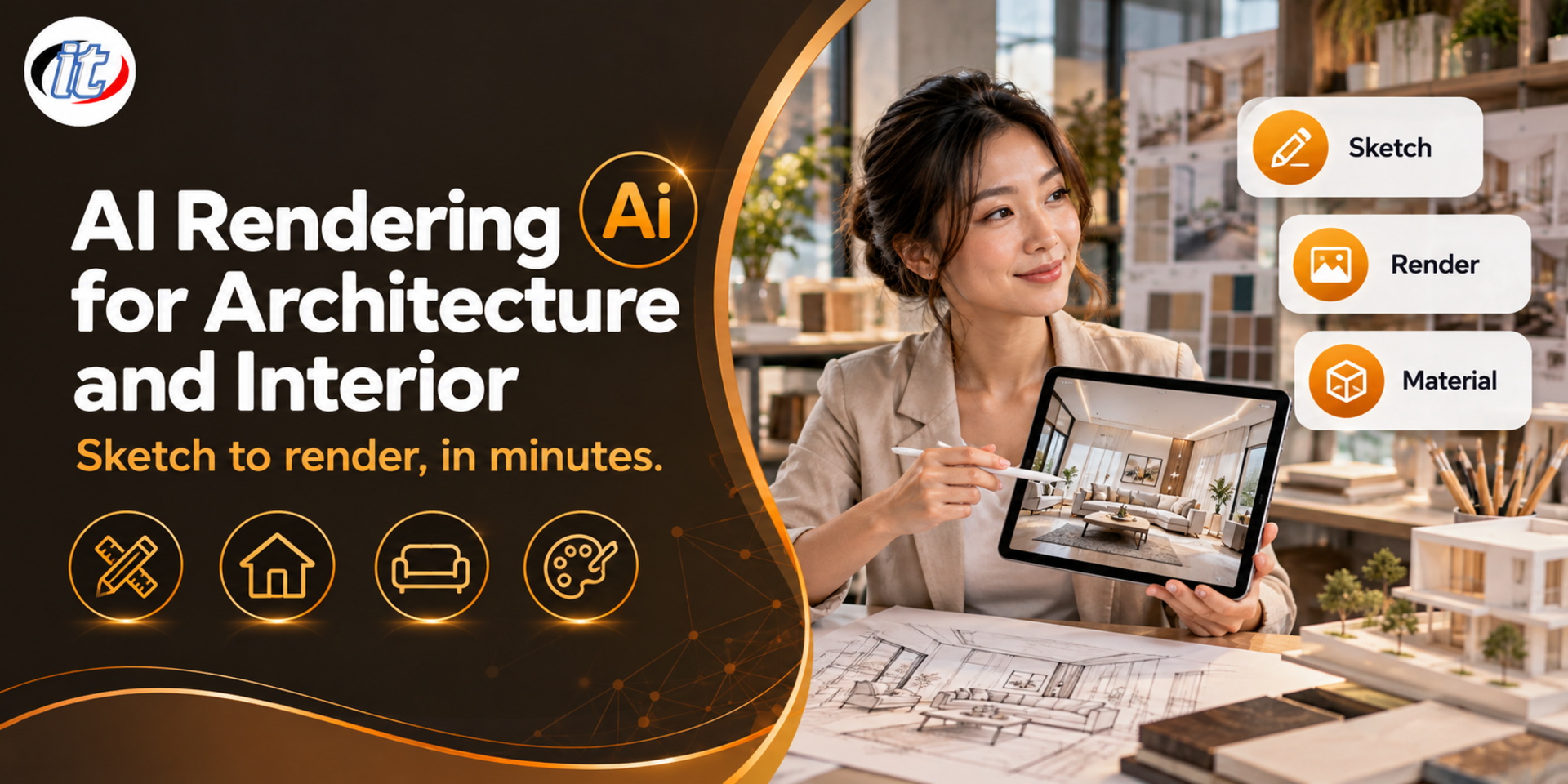 AI Rendering for Architecture and Interior