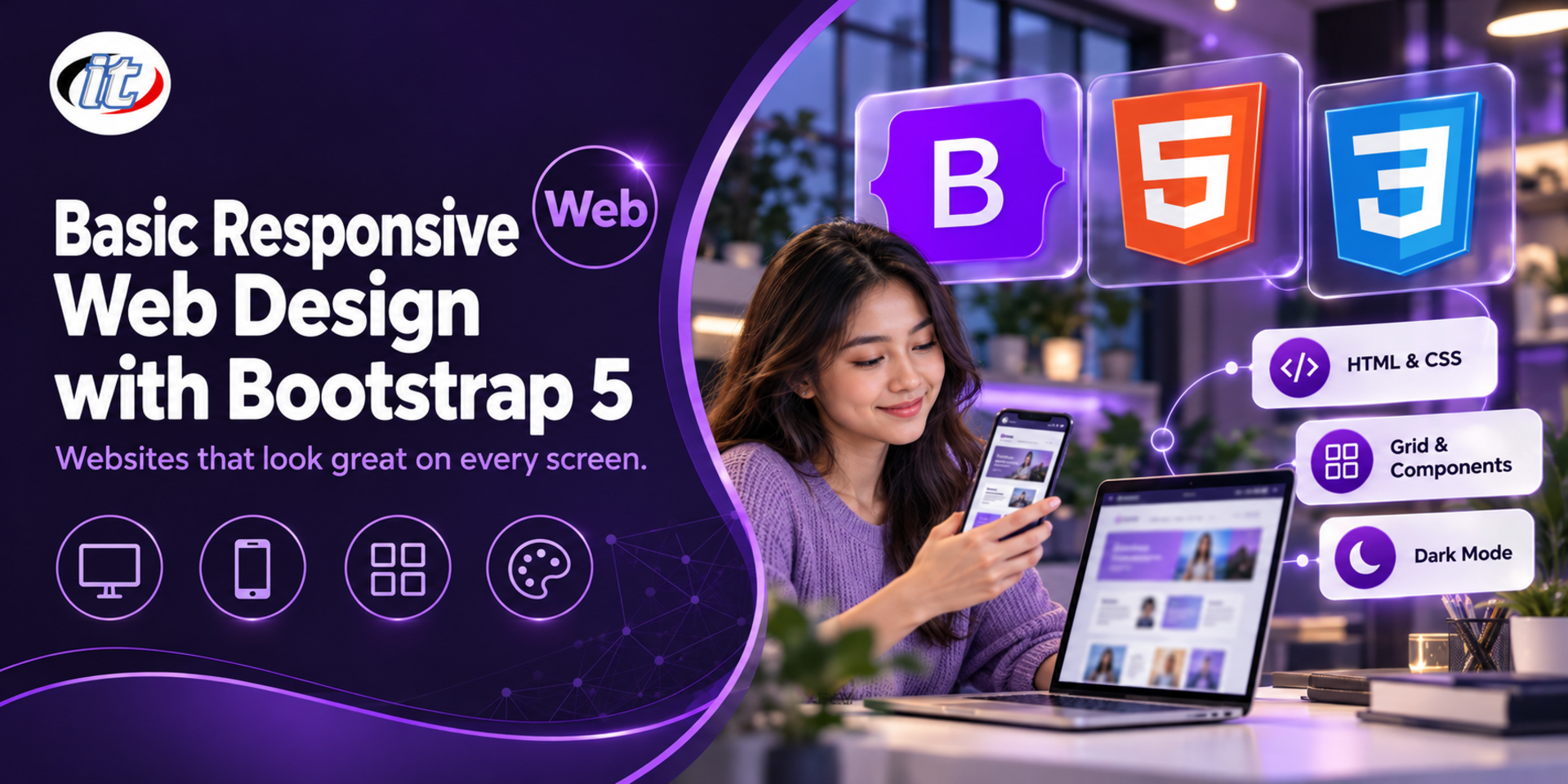 Basic Responsive Web Design with Bootstrap 5