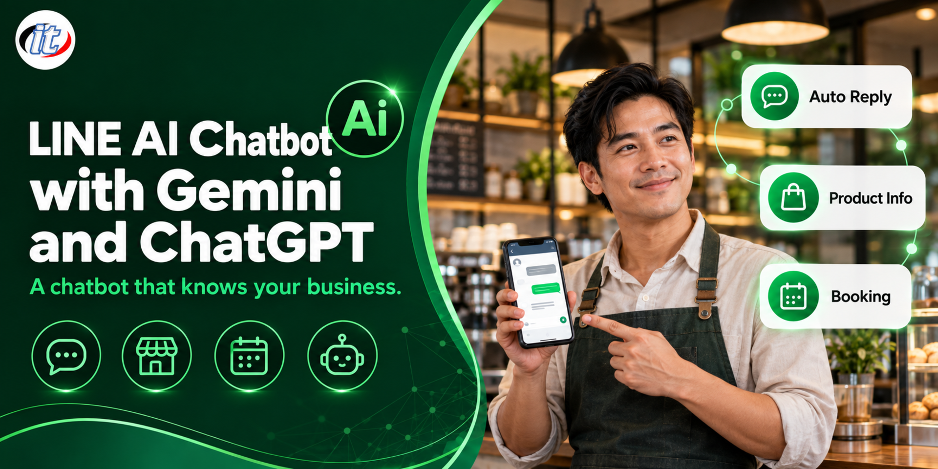 LINE AI Chatbot with Gemini and ChatGPT