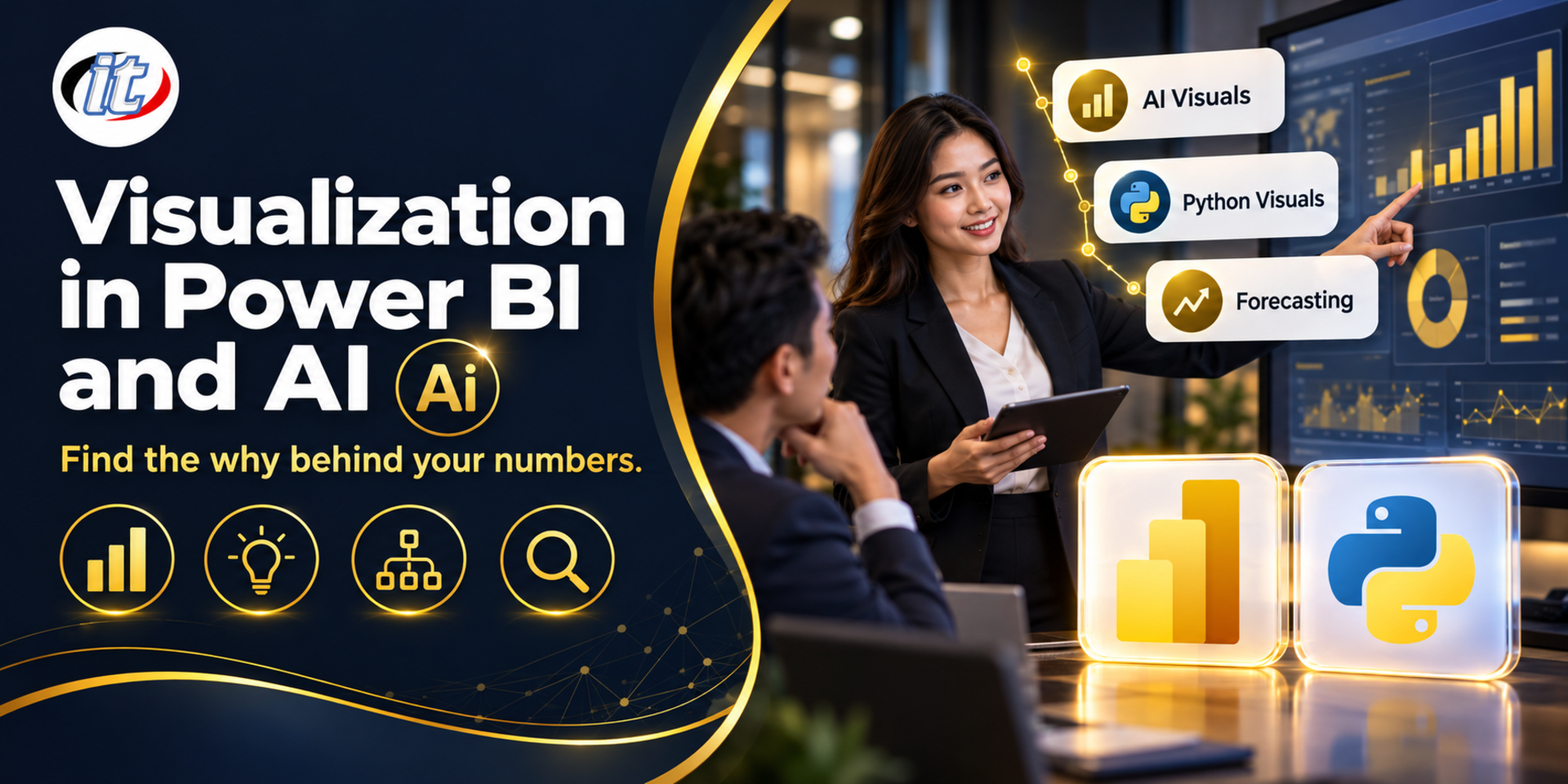Visualization in Power BI and AI
