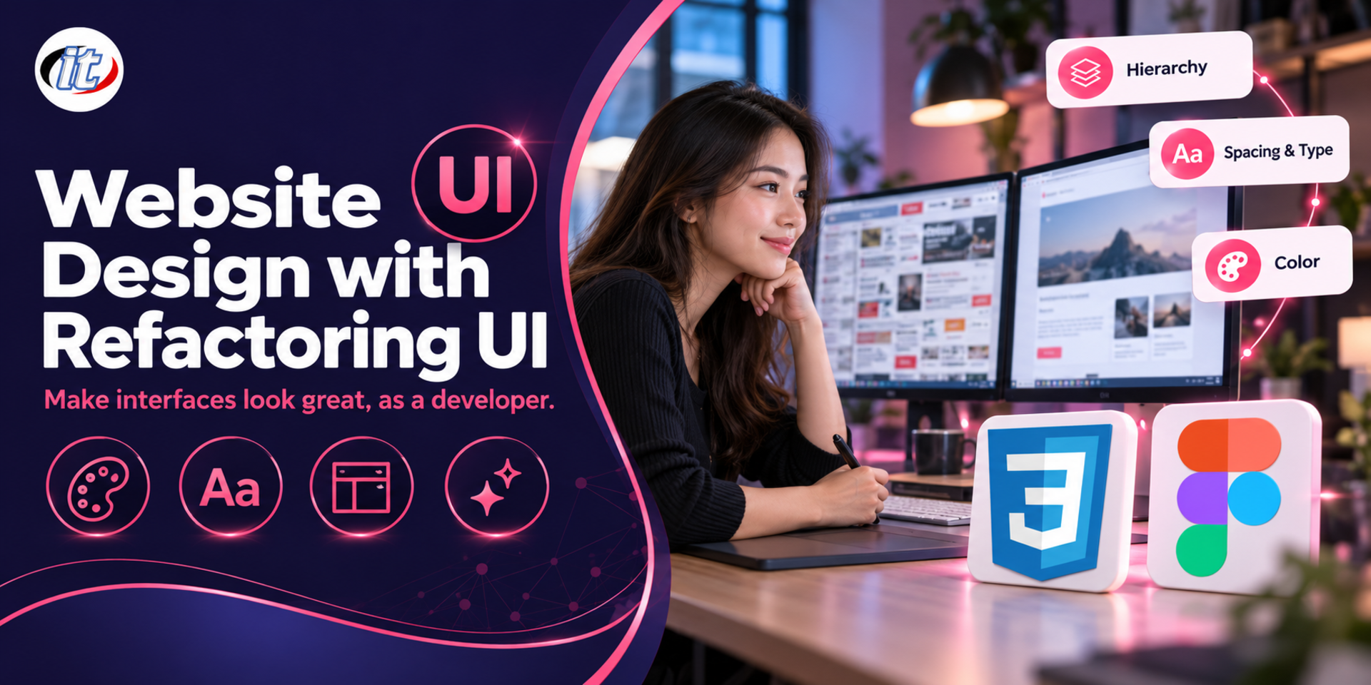 Website Design with Refactoring UI