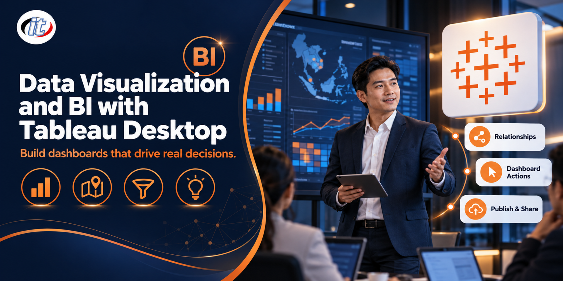 Data Visualization and BI with Tableau Desktop