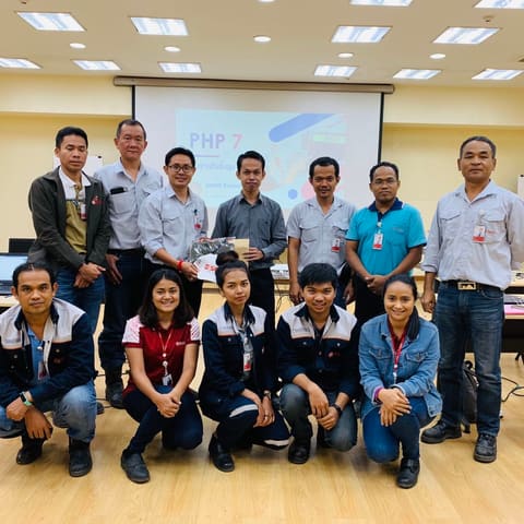 ภาพหมู่หลังจบคลาส In-house