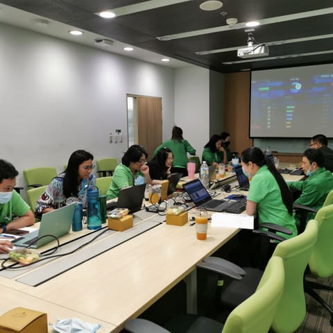 อบรม In-house รอบโต๊ะประชุมใหญ่ขององค์กร